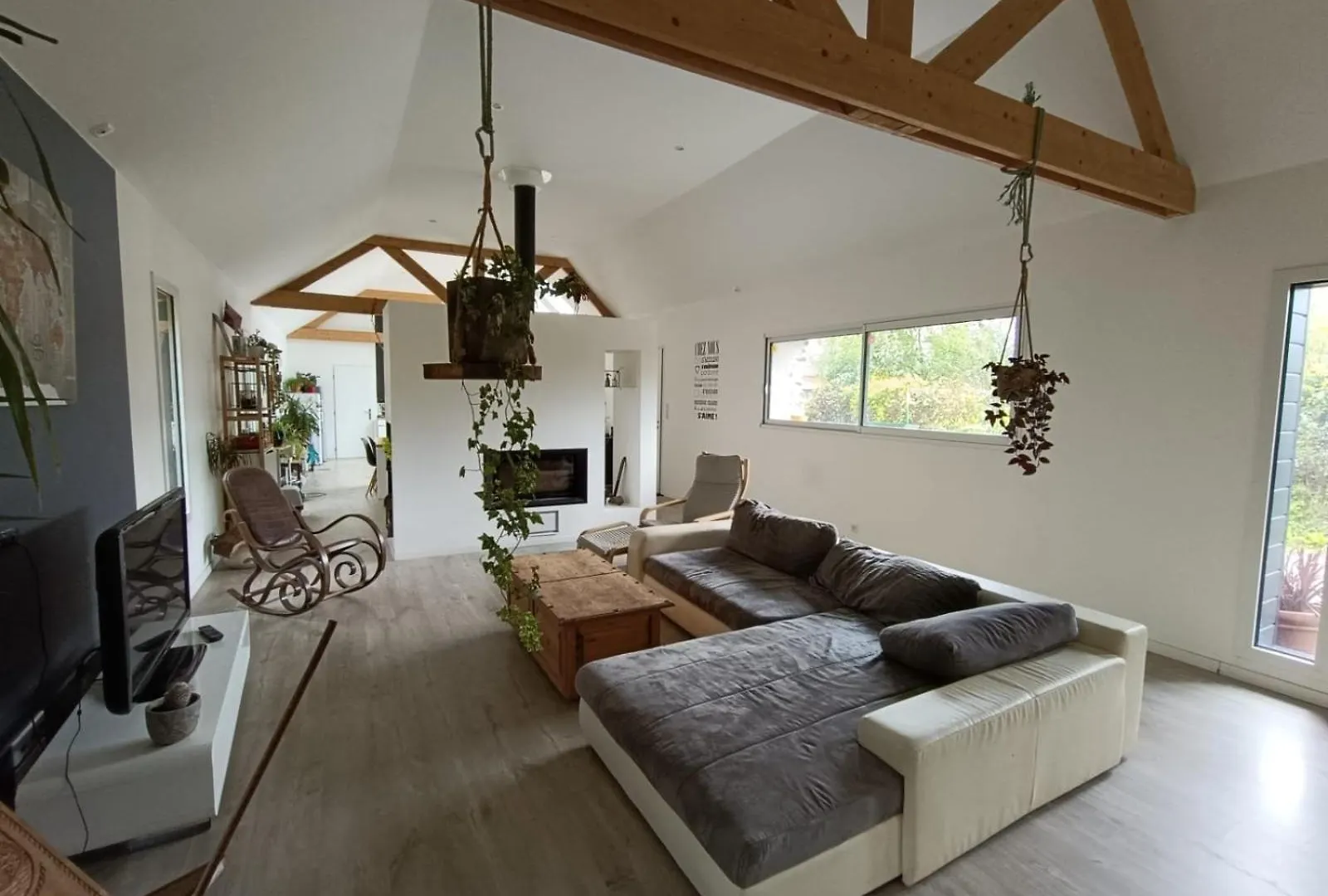 IrvillacChambre Dans Corps De Ferme A La Campagneアパートメント Irvillac